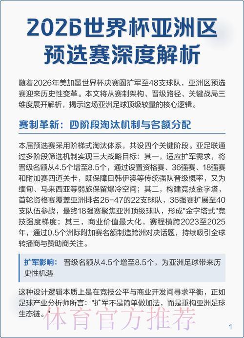 2026年世界杯赛事数据全面解析与深度研究